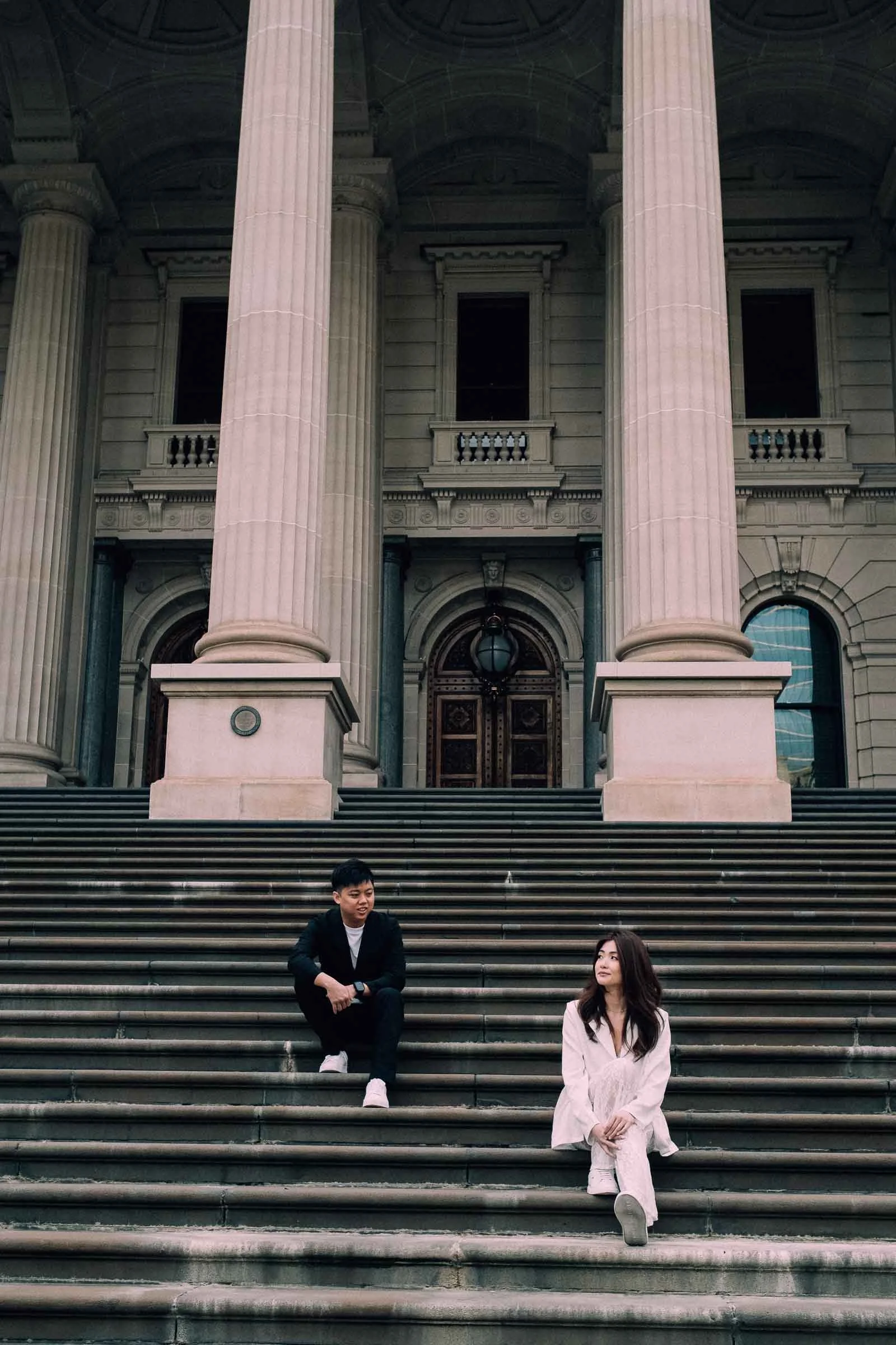 Portrait Session With Jiamin And G In Melbourne CBD 