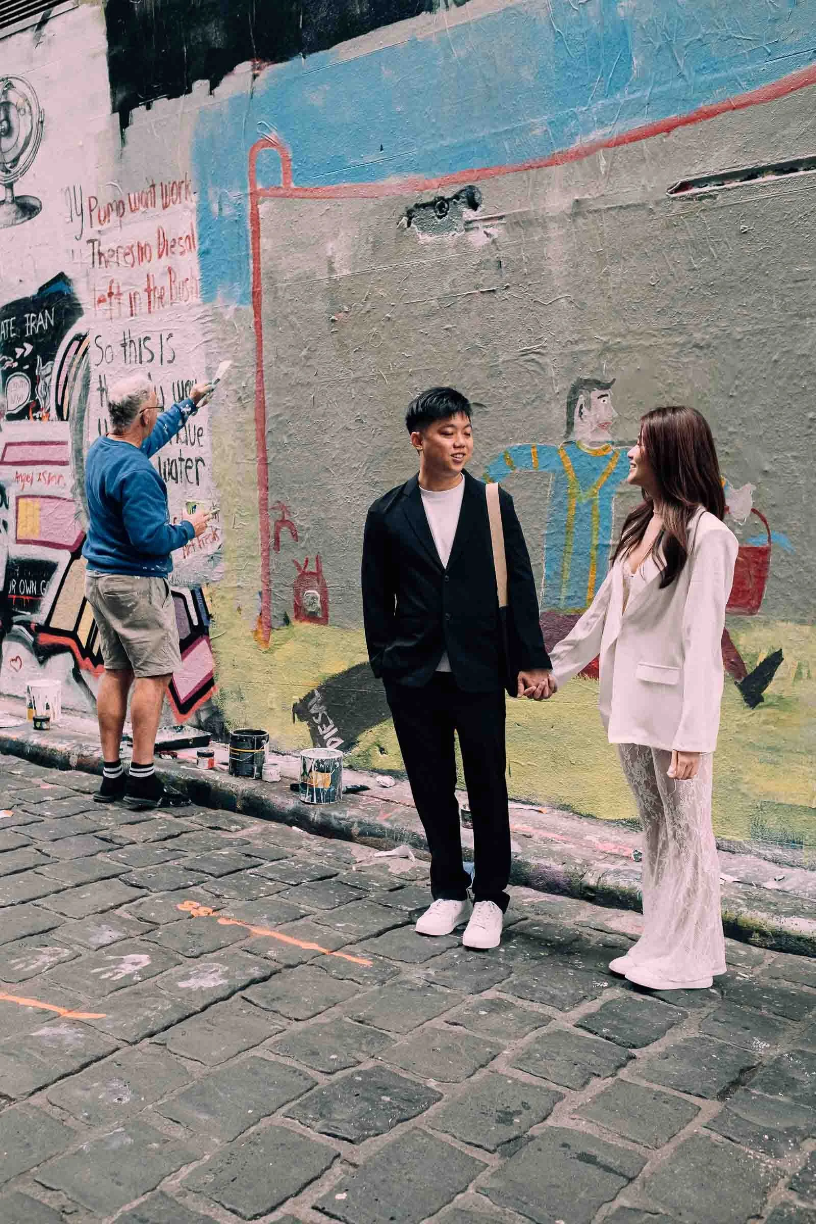 Portrait Session With Jiamin And G In Melbourne CBD 