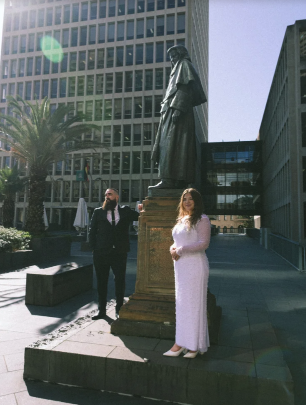 Melbourne registry wedding photography Old Treasury Building