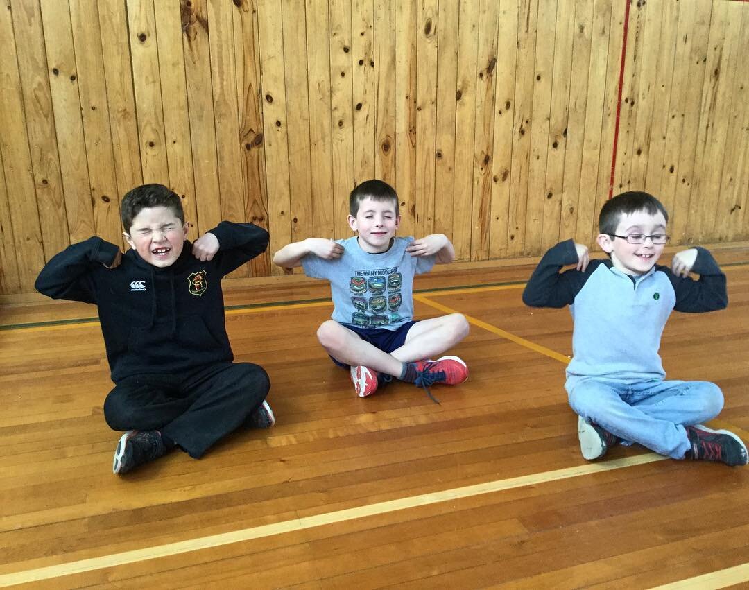 Ollie, Josh and Isaac demonstrating the 'Butterfly' pose during our Yoga session today 🦋😀
#yogaforkids #playballdunedin #holidayprogrammefun