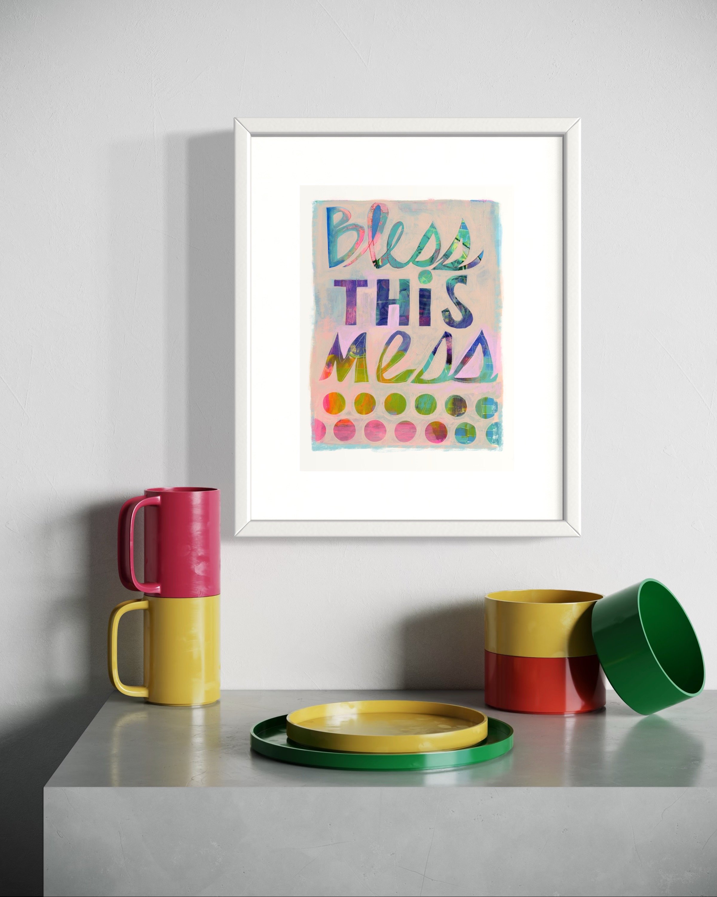 Bless This Mess (9x12 signed print)