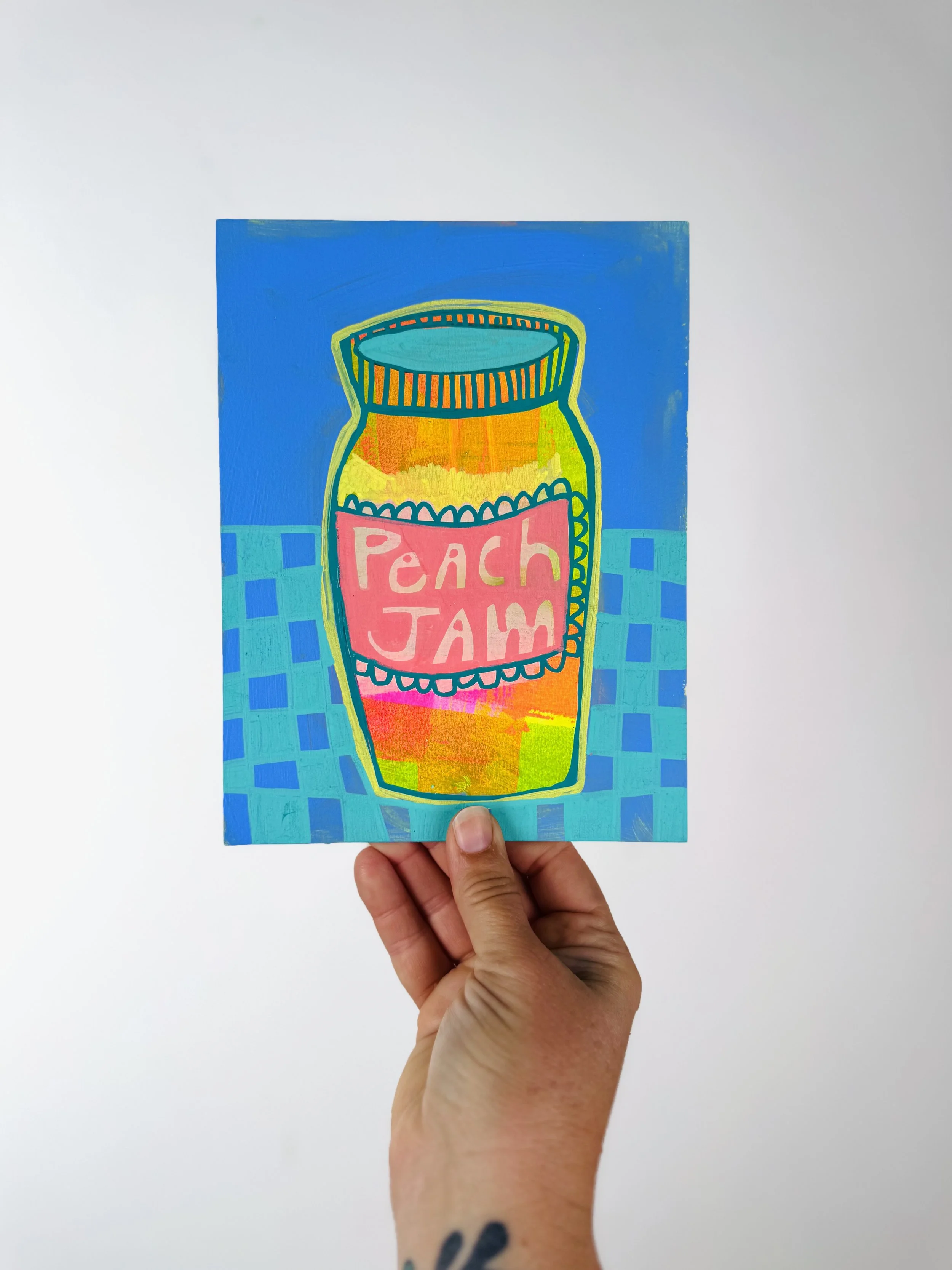 Peach Jam (6 x 8 original)