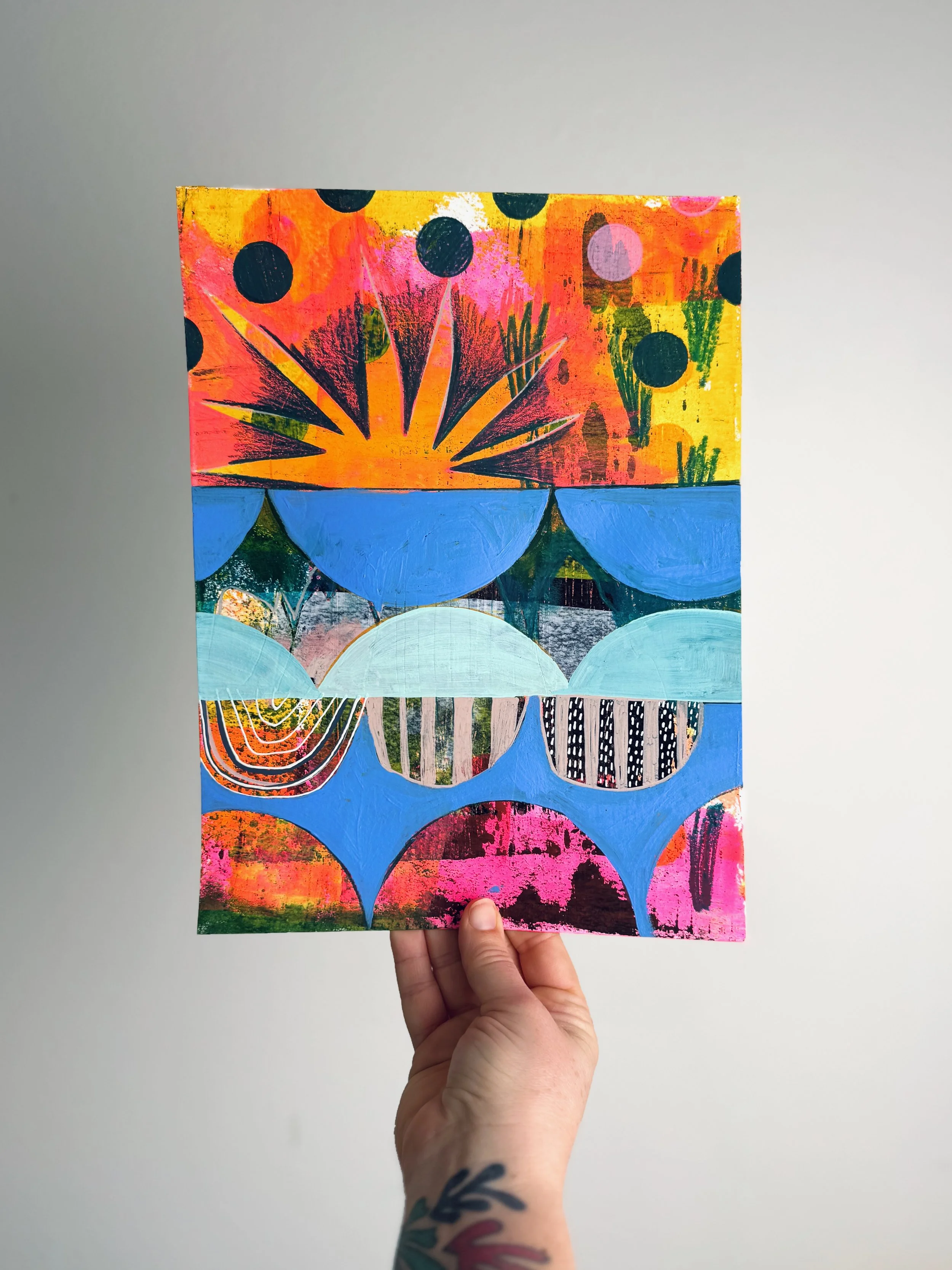 NEW Sunrise, Sunrise (original 9x12)