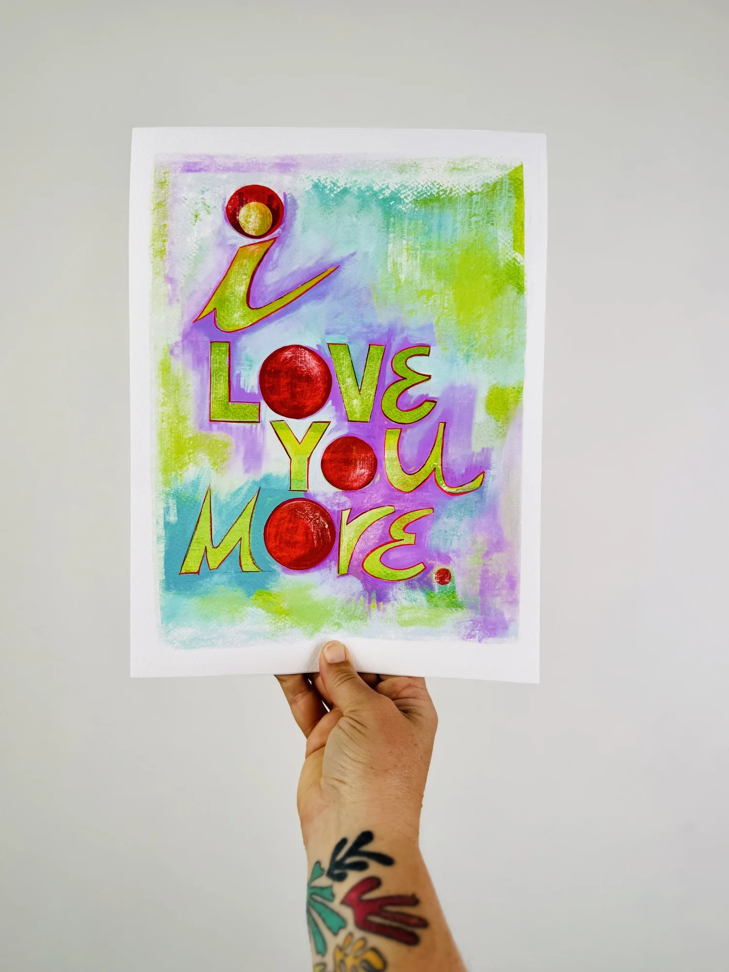 Positive Vibes Print Trio (three signed prints!) — abbypainterart