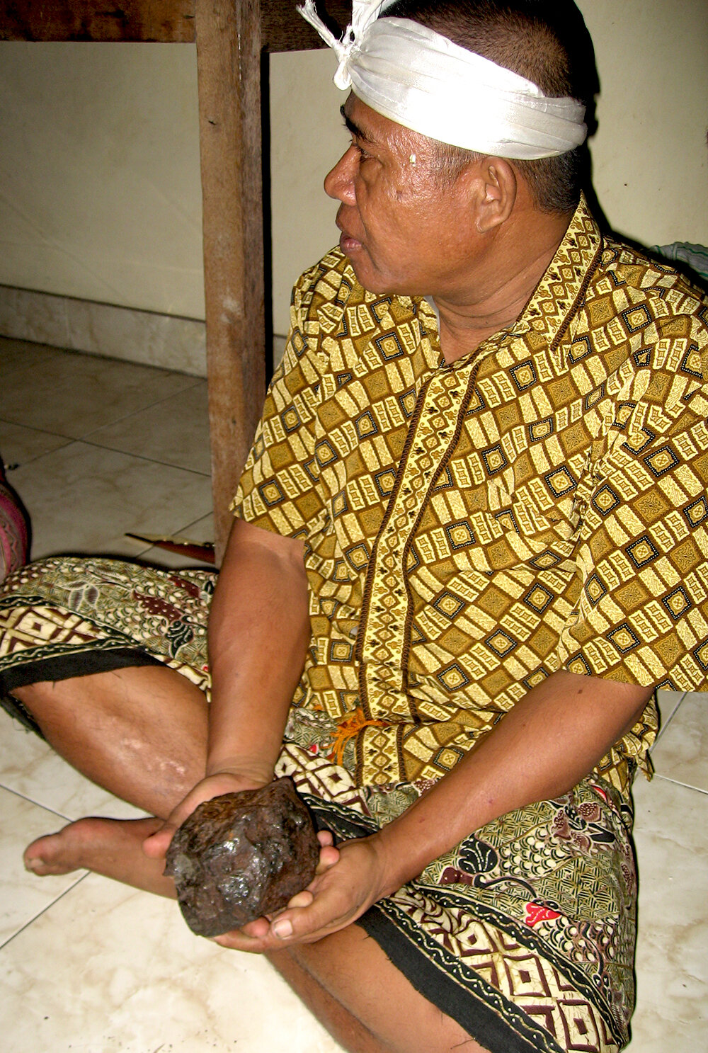 In Bali, meteorite is used in the making of Kris knives