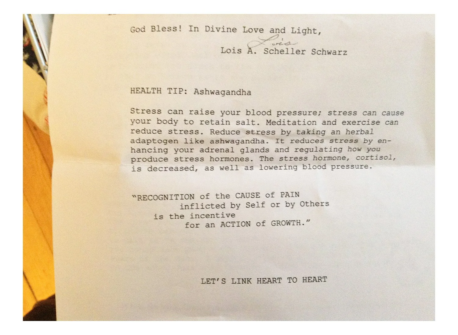 ALETHEIA HEART Newsletters