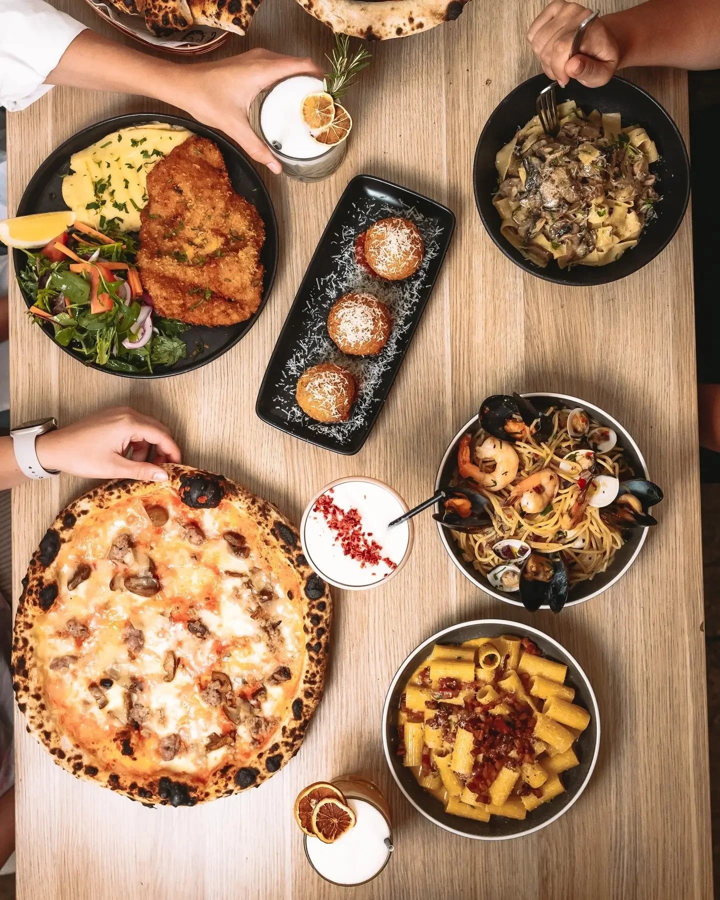 Various Menu on Pizzicotto