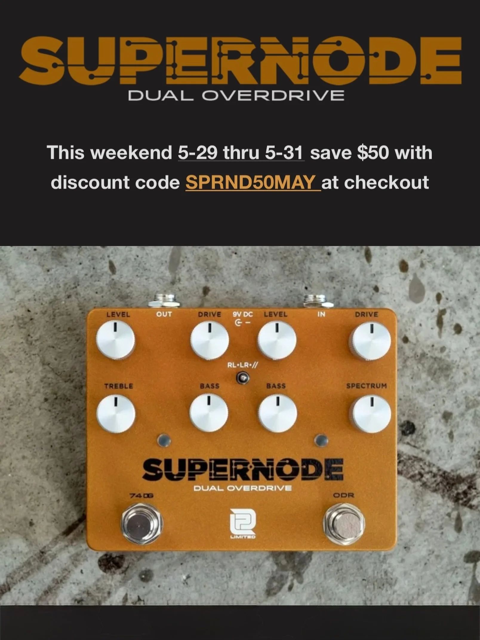 What&rsquo;s better than welcoming summer with savings!? More at lpdpedals.com