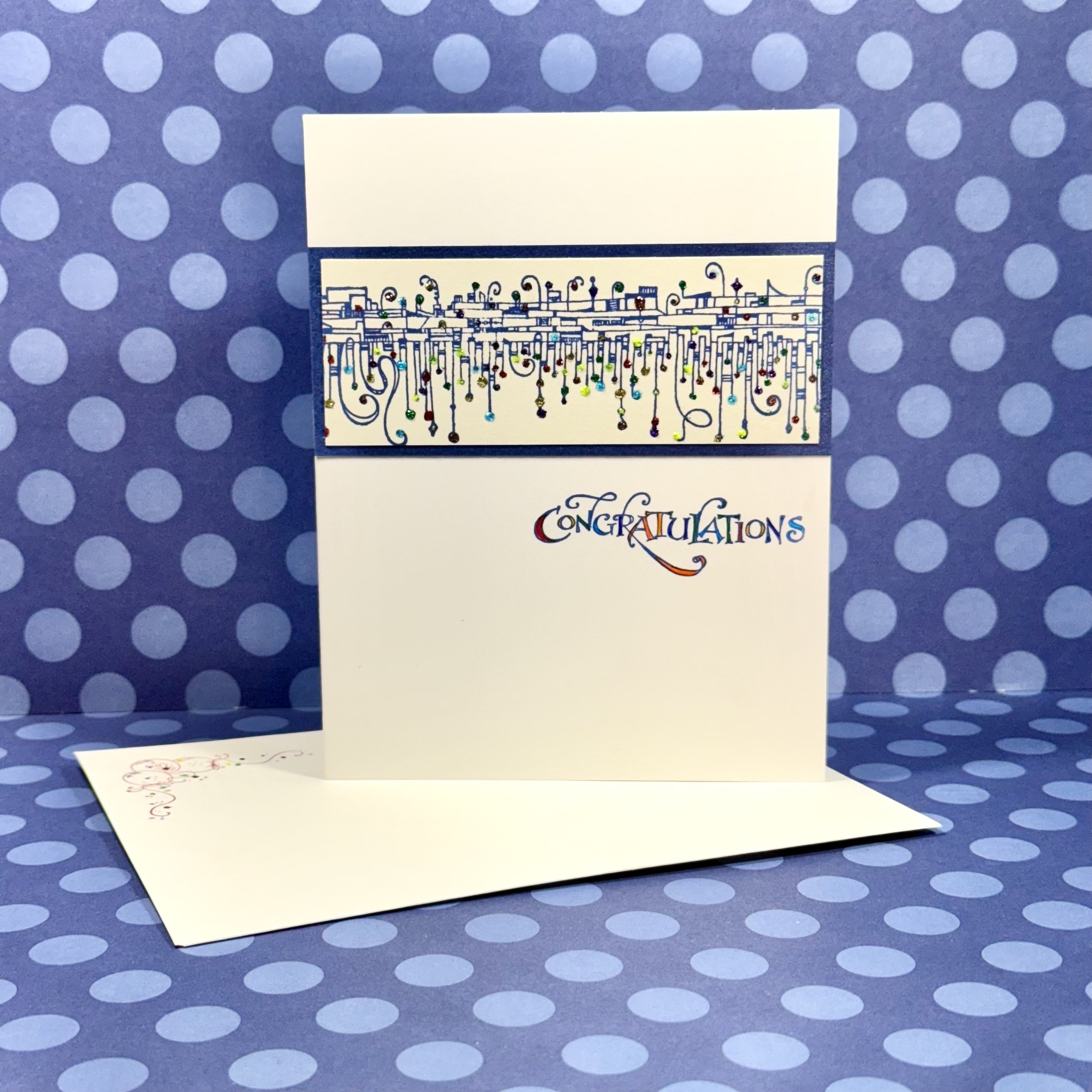 Melody of Color - Congrats, Blank card