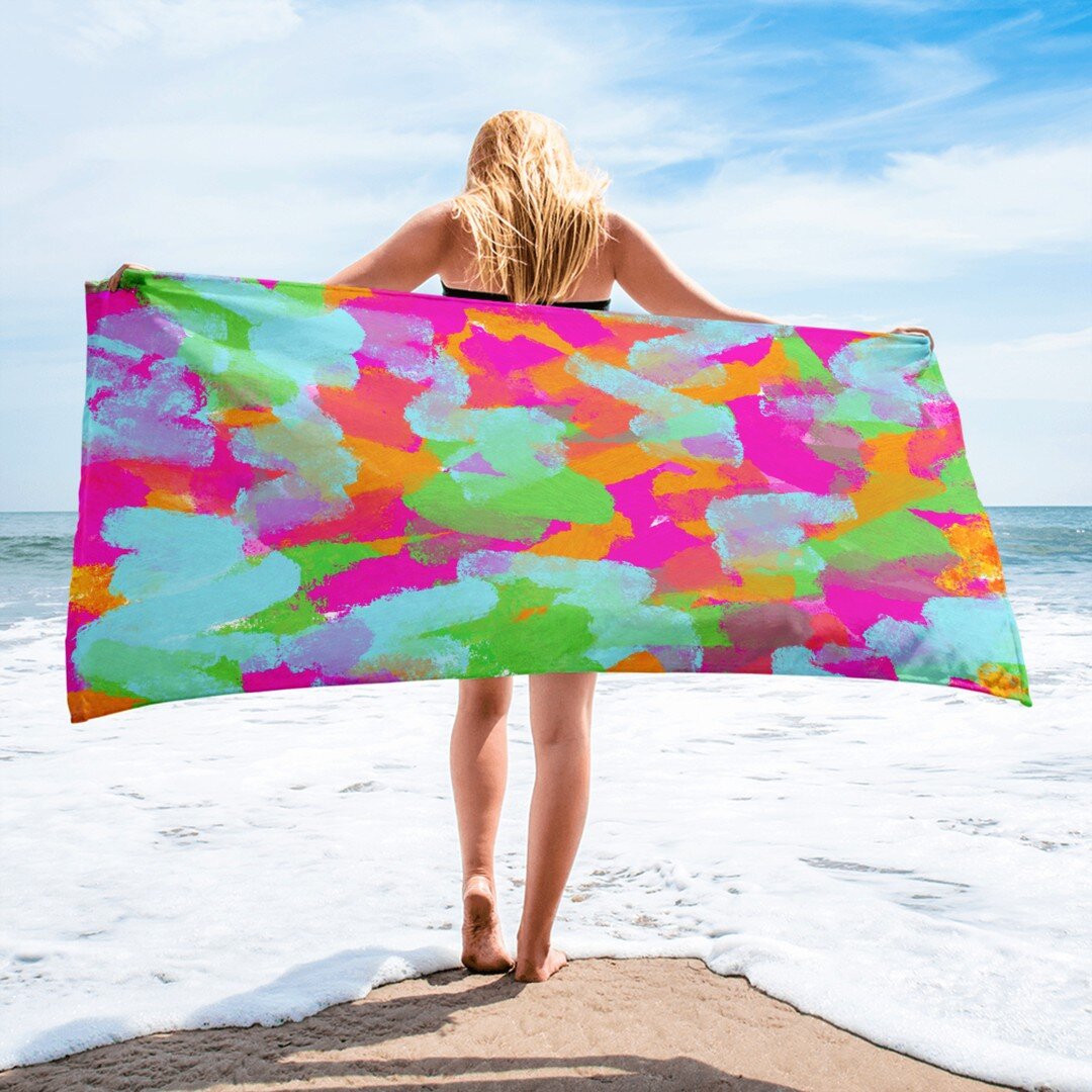 What do ya'll think of this beach towel - should I get a sample made?!☀️🏖🌊

Brb while I reminisce many great times at my favorite beach on 30A in Florida😎....

#summeriscoming☀️ #abstractartist #abstractarts #abstractartwork #abstractartists #abst
