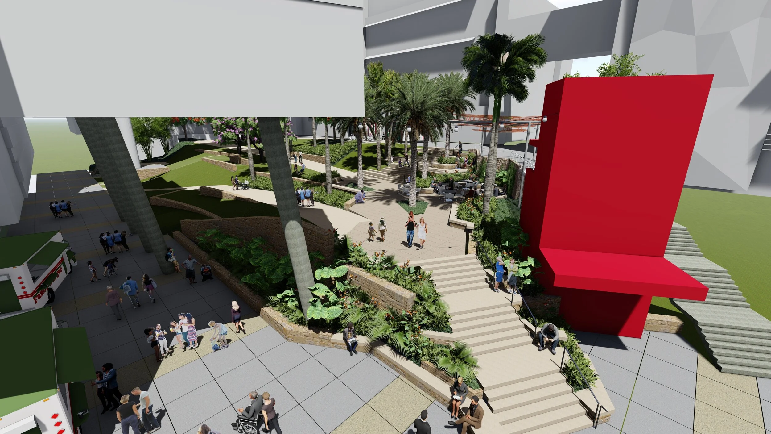 Royal Brisbane Hospital Courtyard Design Competition — Archipelago