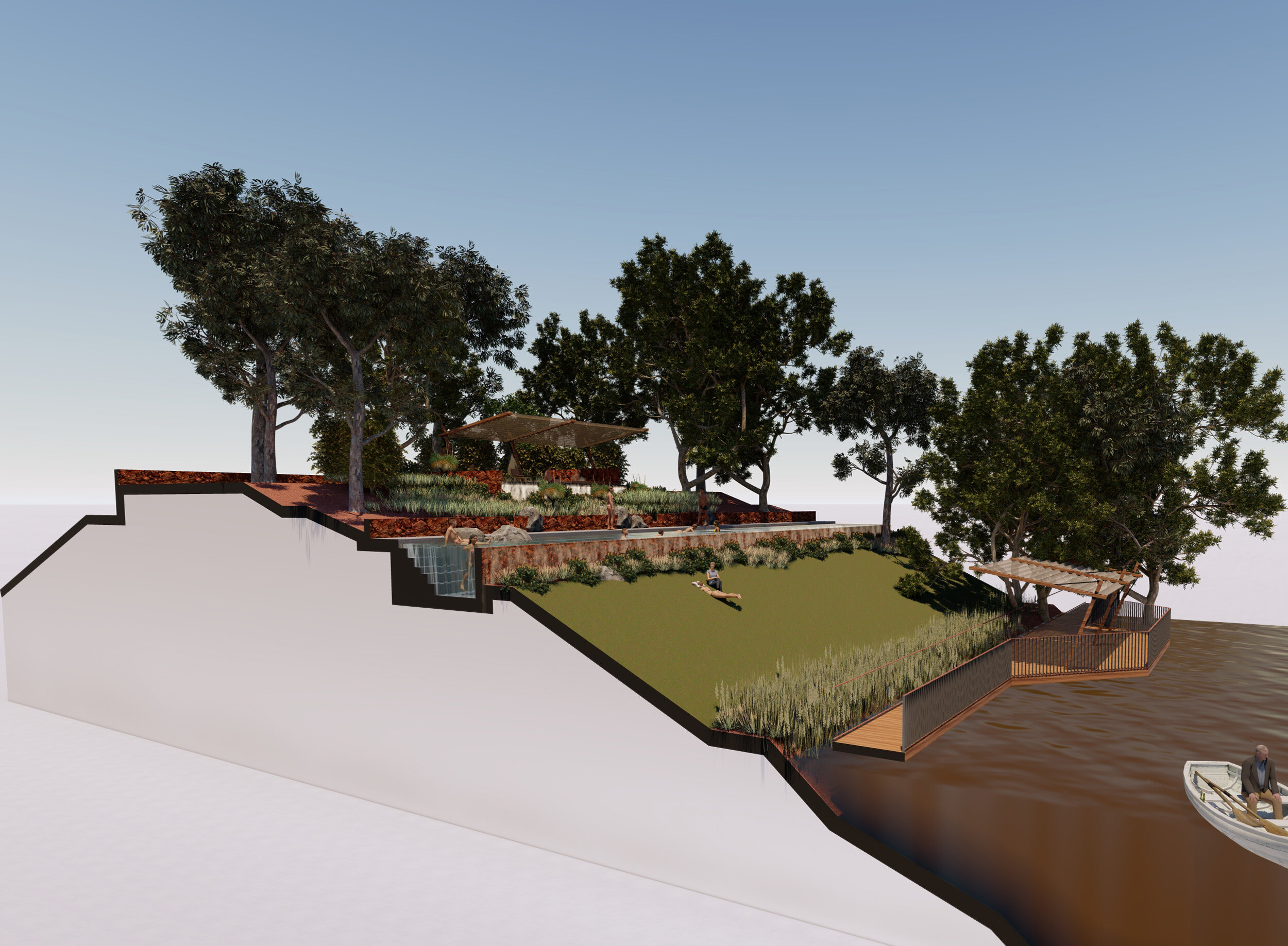 Cunnamulla Hot Springs & Riverwalk — Archipelago | Cities - People - Design