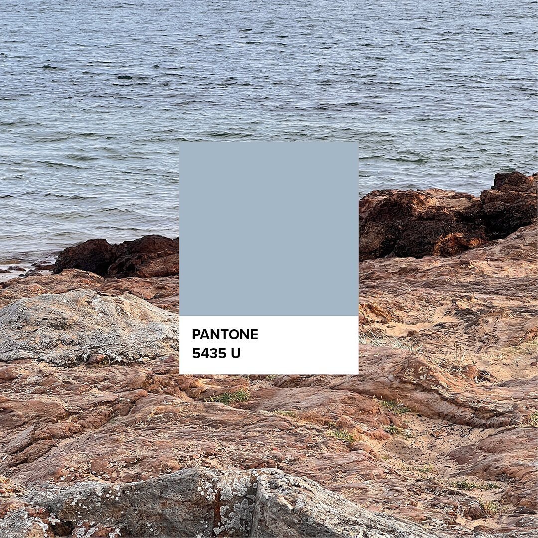 Pantone 5435 U: We're loving this slightly grey sea tone with earthy neutrals, darkness and light.⁠
⁠
#pantone #colour #color #sea #australia #melbourne #pantonereference #pantonecolor #colourswatch #pantonecolour #studioelevenses #colorful #colourfu