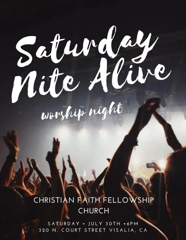 Saturday Night Alive Worship Night