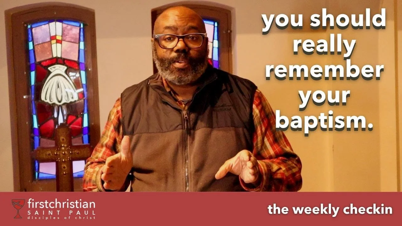 Weekly Check-in: Your Baptism Matters.