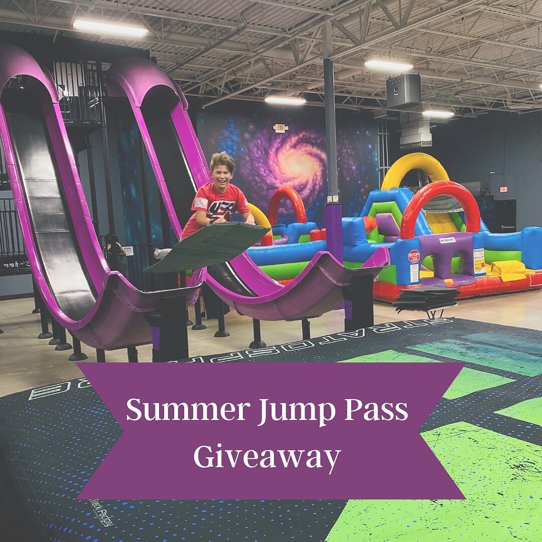 Mini Summer Giveaway with two of our local favs!

One Randomly Selected Winner will receive 🏆

One Summer Jump Pass for Unlimited Play ($60 value)

and Two pairs of locally created swim goggles that Don&rsquo;t Pull The Hair! 🙌

To Enter Follow:
@s
