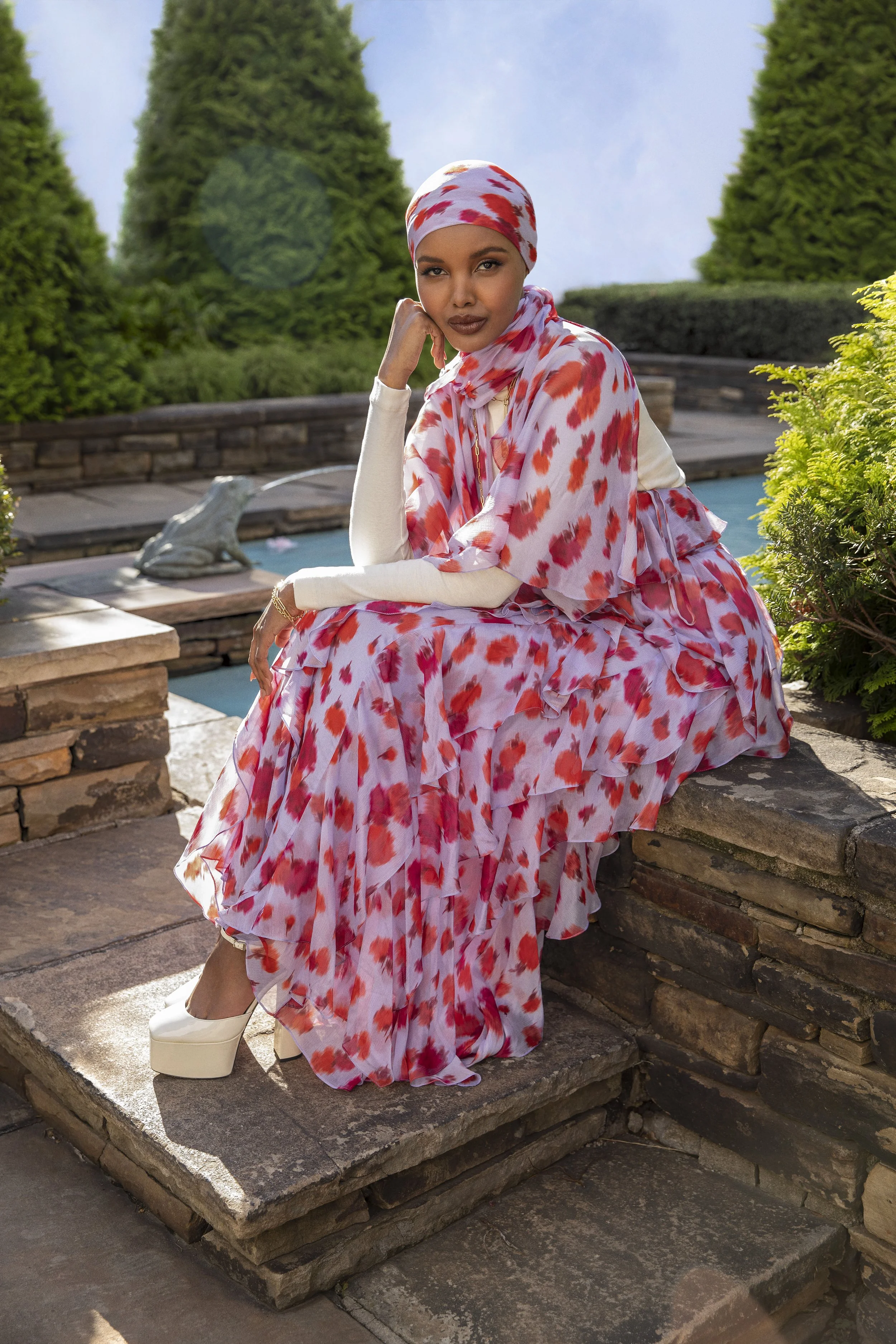 Model and Activist Halima Aden as Mulan from Mulan