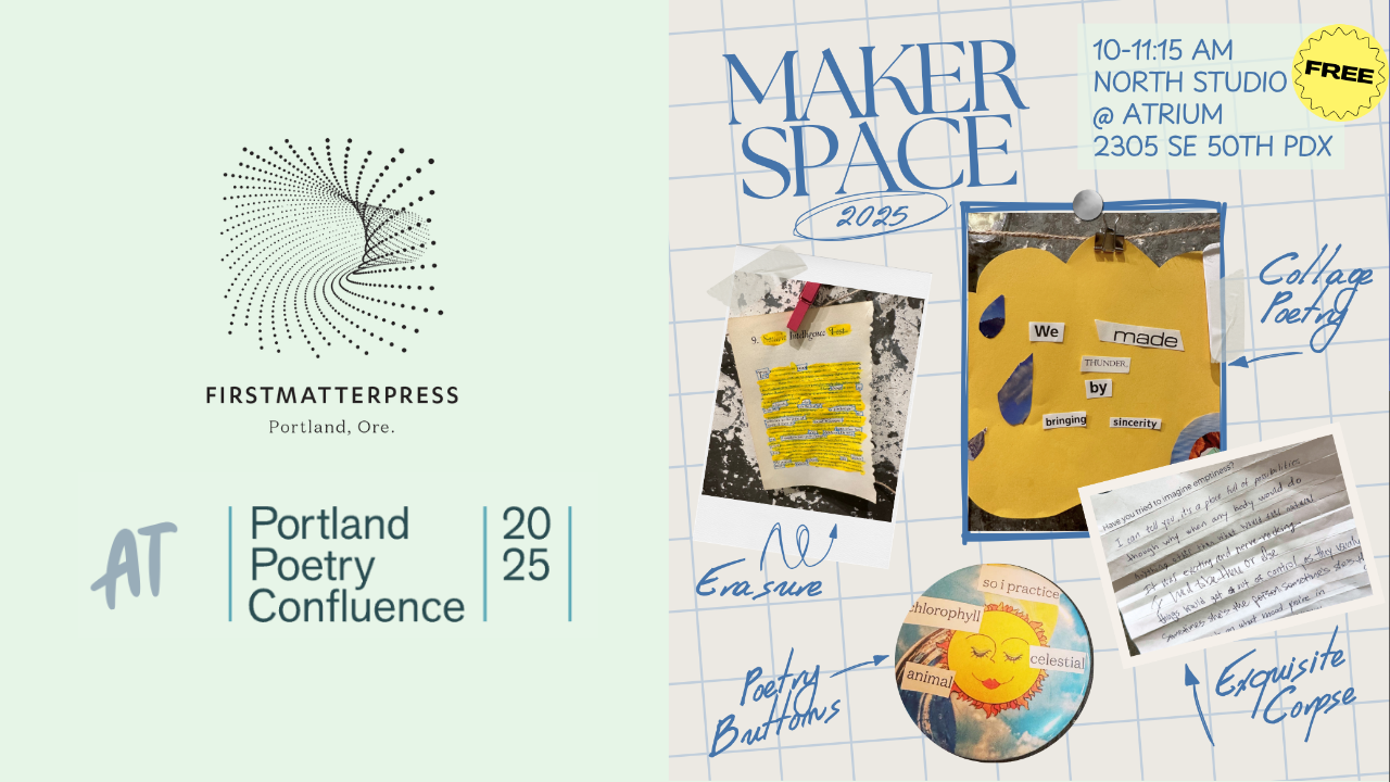 Makerspace at Portland Poetry Confluence