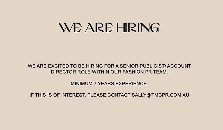 We are hiring 📢. 
Does this sound like you ?