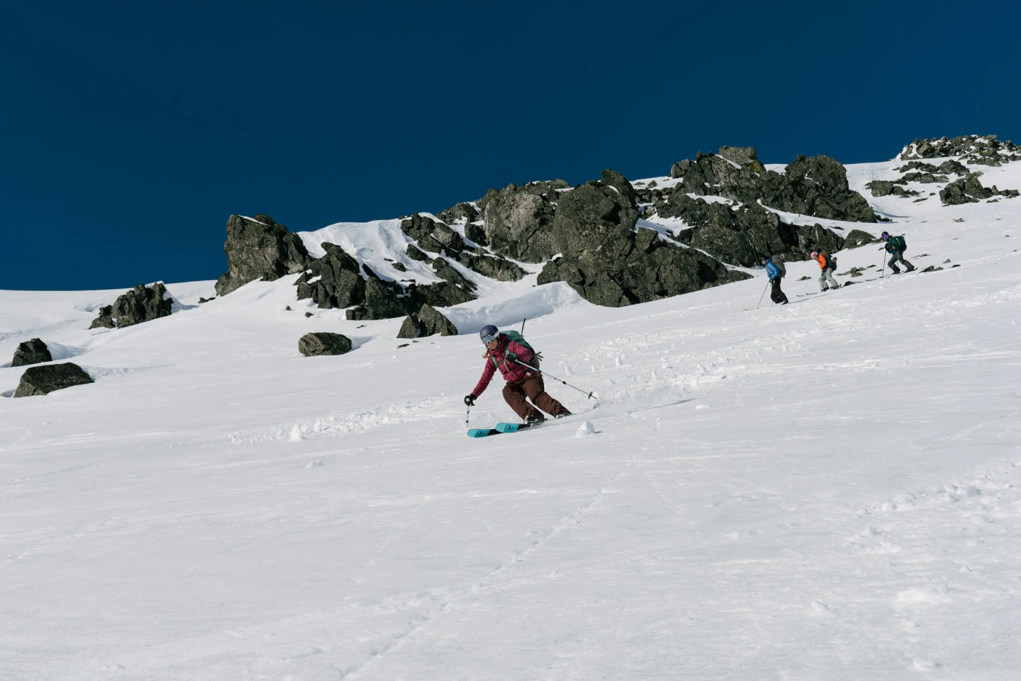 Backcountry guiding