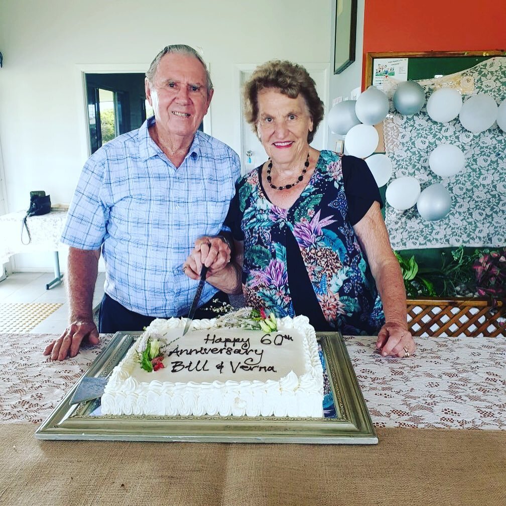 Congrats to my Mum and Dad married 60 years.