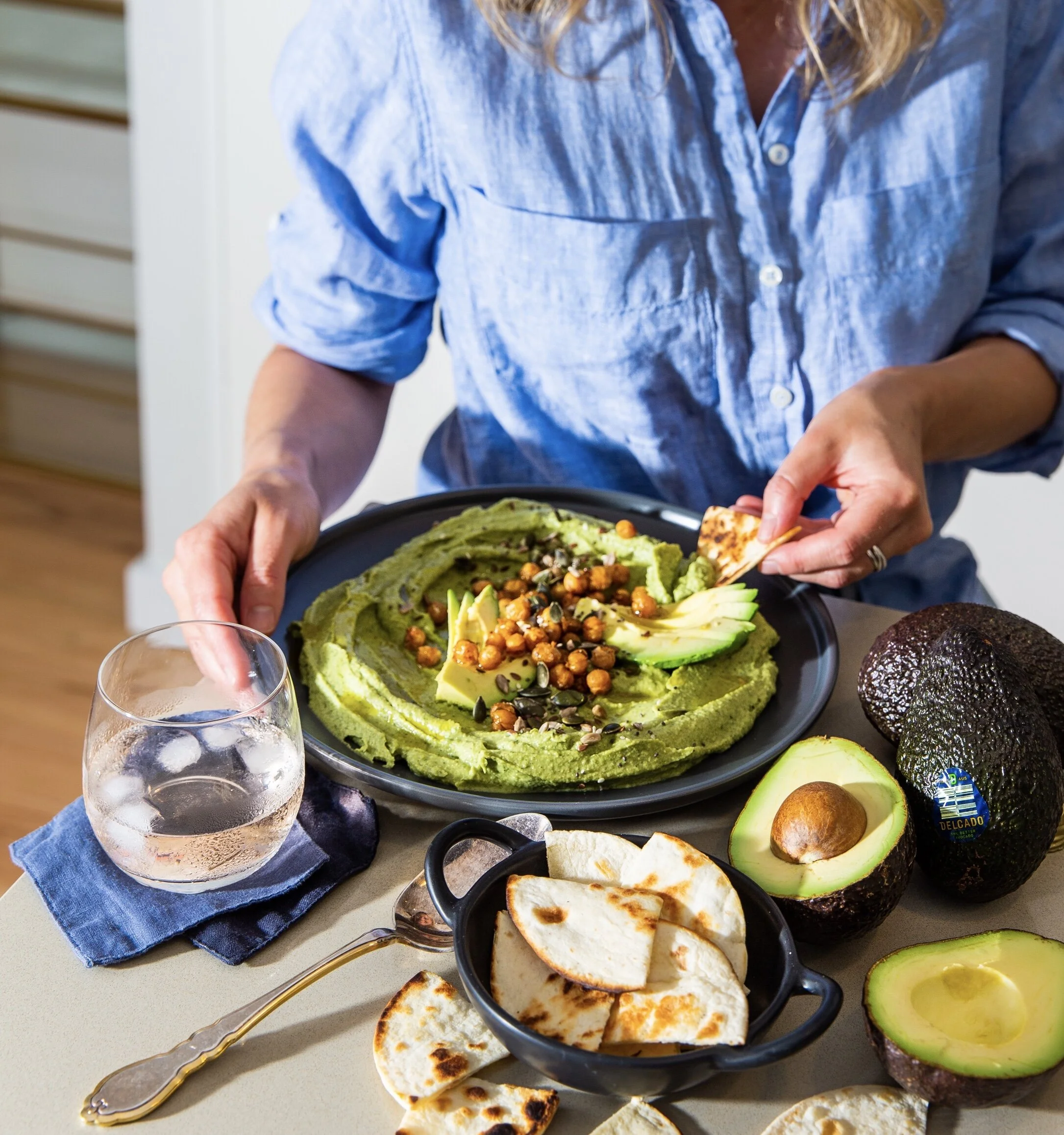 Justine Schofield’s Delcado Hummus