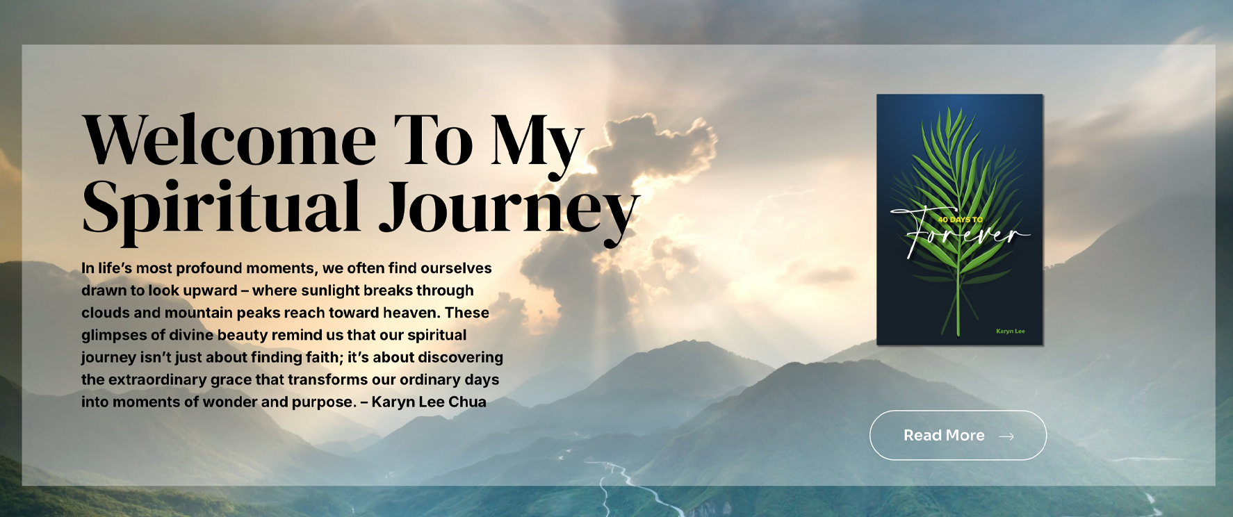Spiritual Inspiration Platform & Book Launch Website