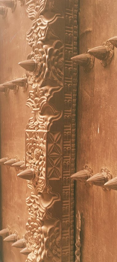 Wooden door and frame Architectural Details Stone Town Zanzibar.jpg