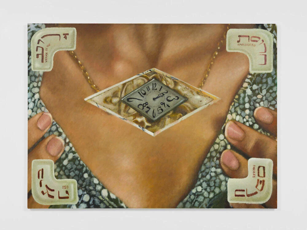 Issy Wood, Lady, her necklace, 2021. Courtesy the artist, Carlos/Ishikawa, London and JTT, New York.