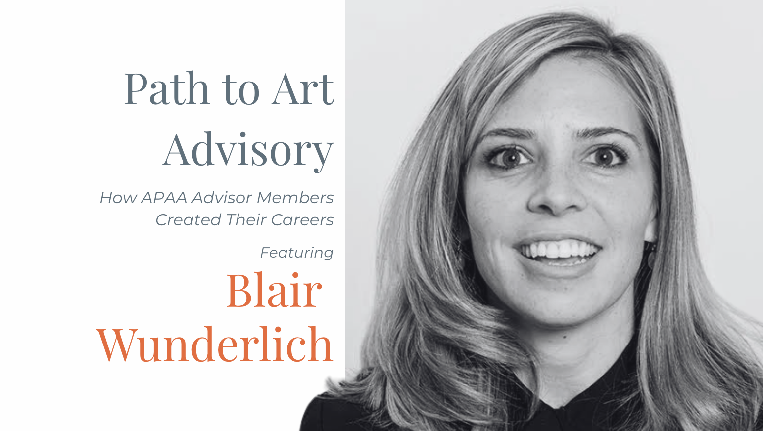 Path to Art Advisory: Blair Wunderlich