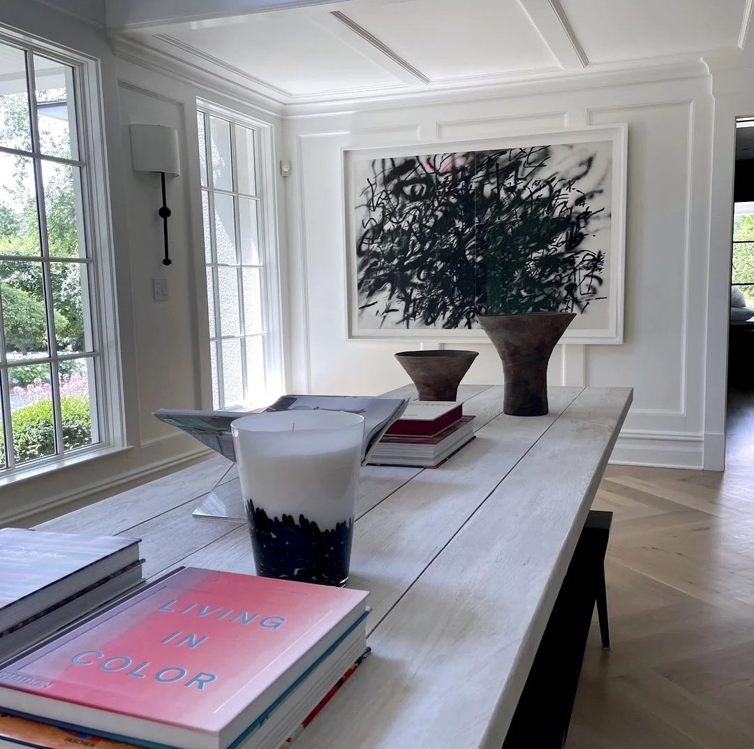 Installation view, Julie Mehretu, New York.  Courtesy Lauren Bender