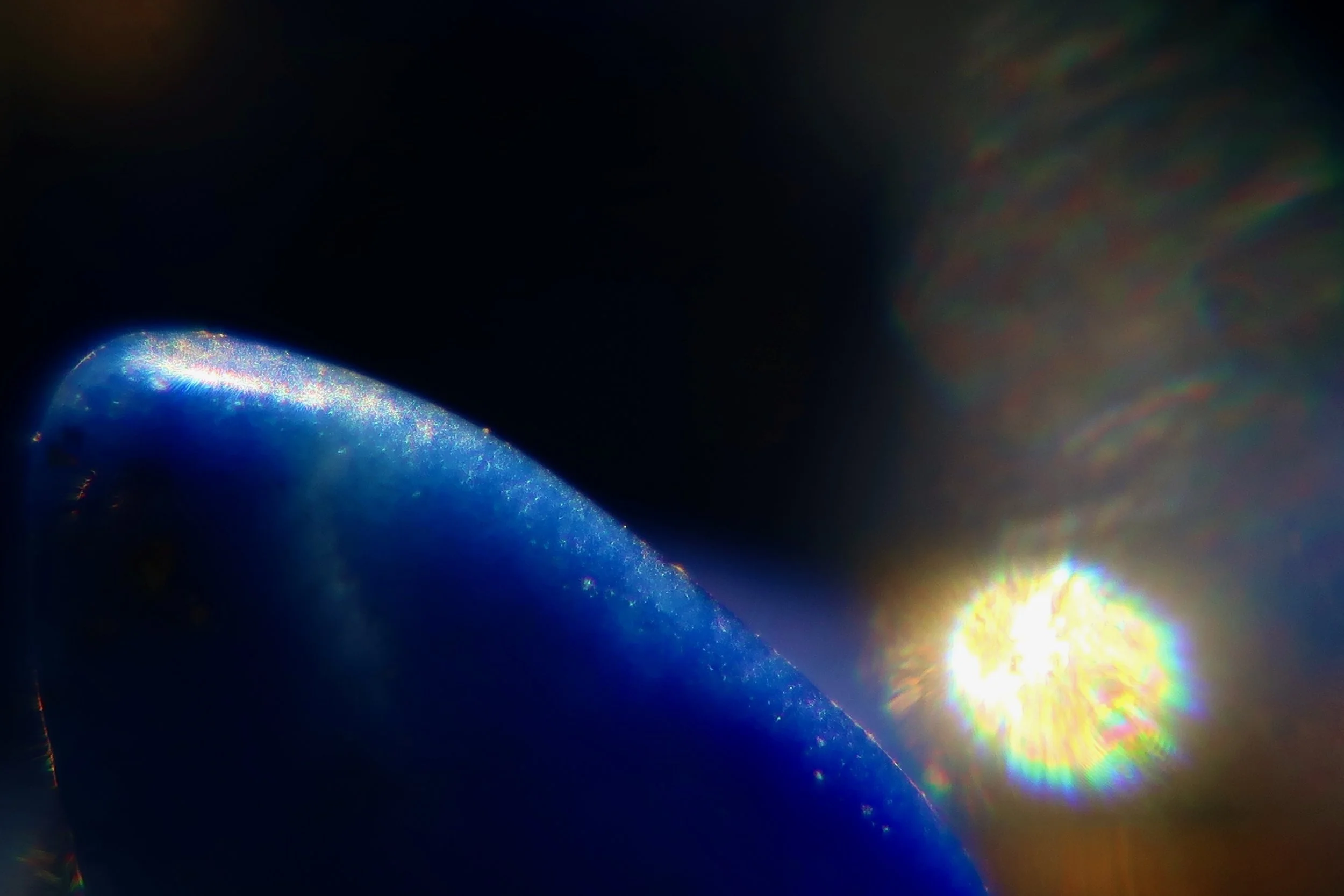 Lapis Lazuli and a Golden Bead