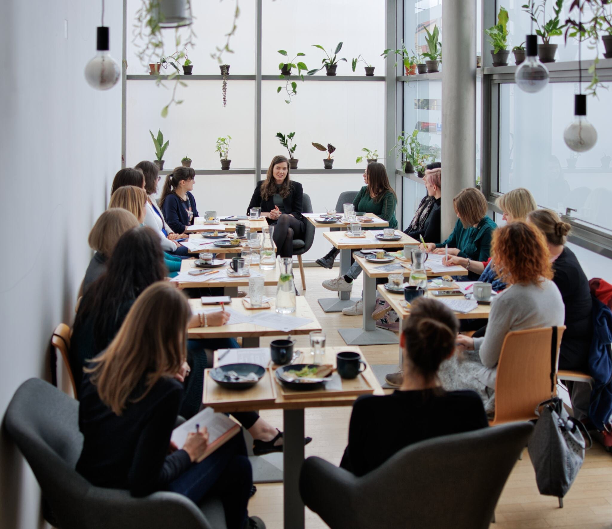 přednáška v průběhu networkingu