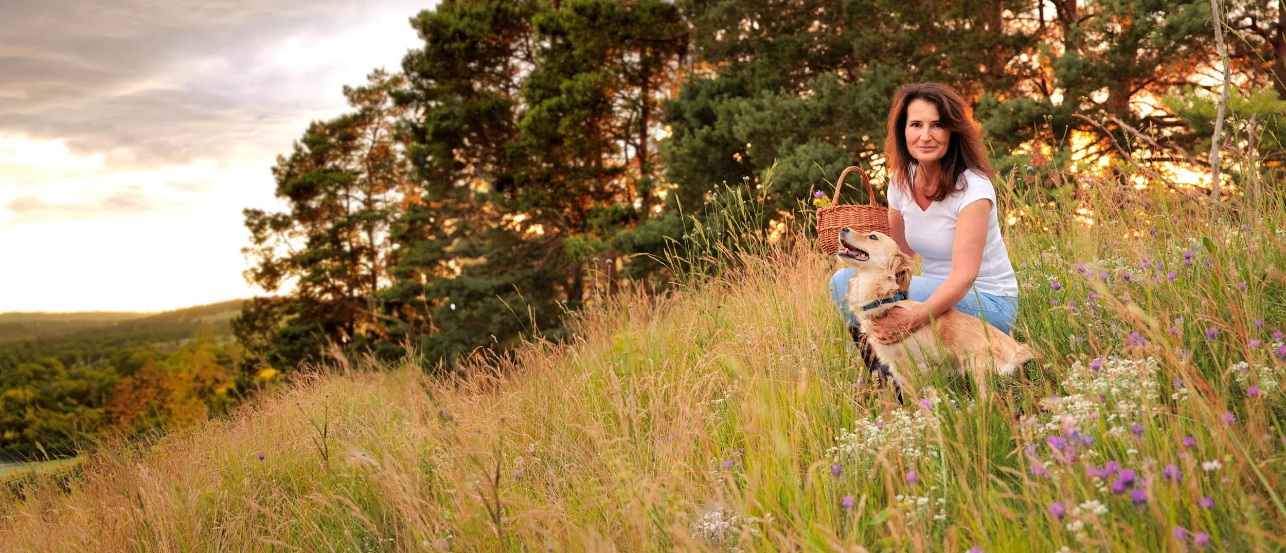 Brandové focení venku v přírodě a se psem