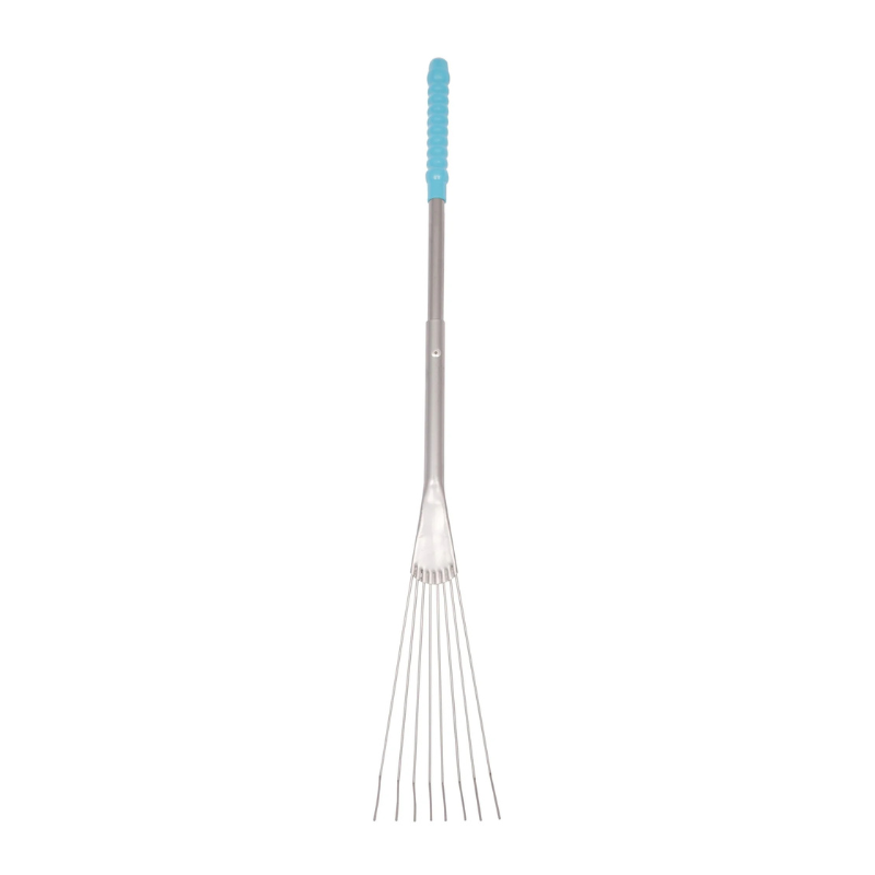 RG Metal Rake with Long Handle SKY BLUE.png