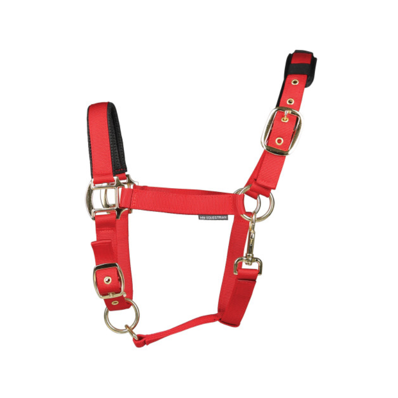 hy deluxe padded headcollar red.png