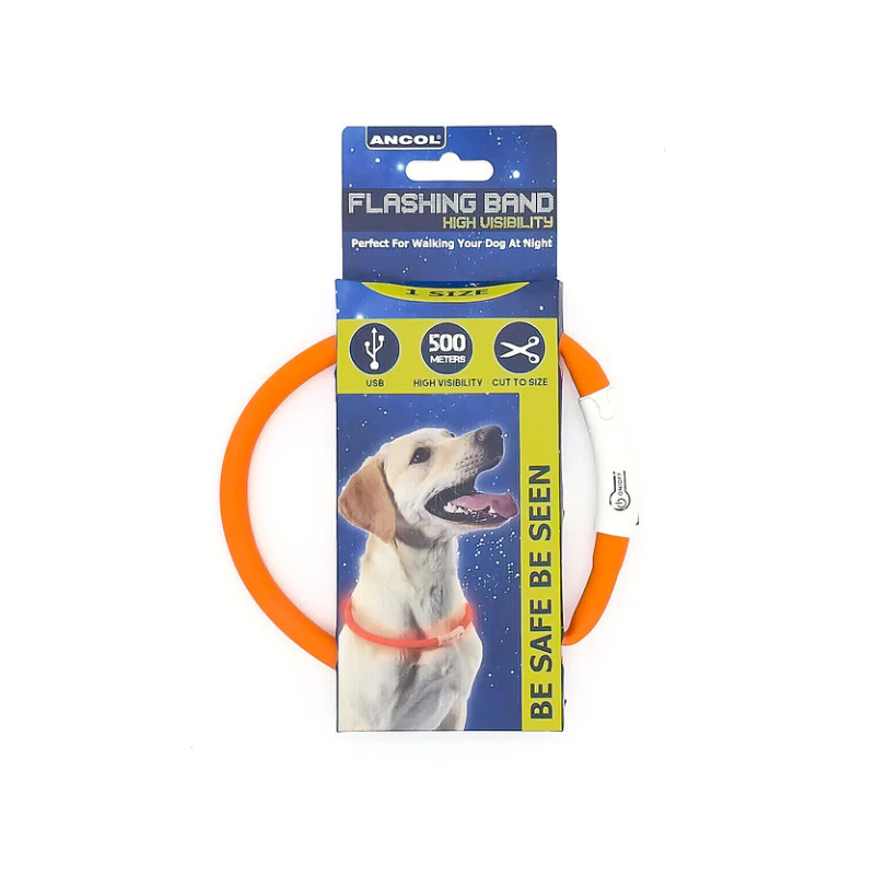 ANCOL Flashing Band Collar