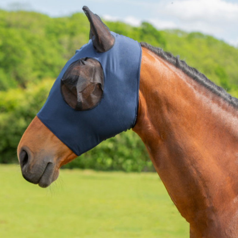 Hy lycra fly mask navy.png