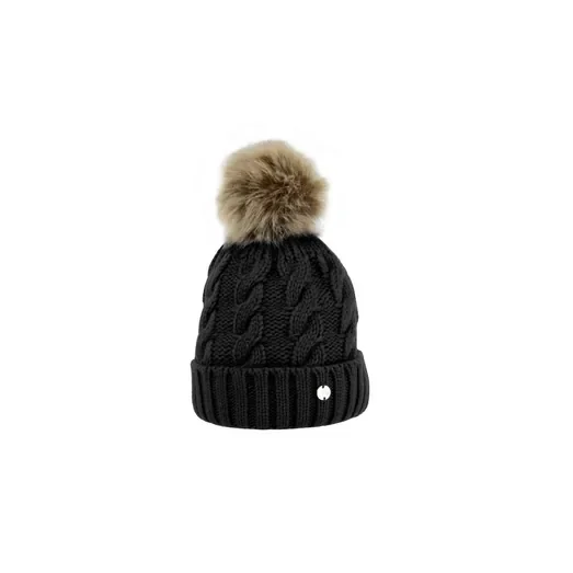 HYFashion Melrose Cable Knit Bobble Hat