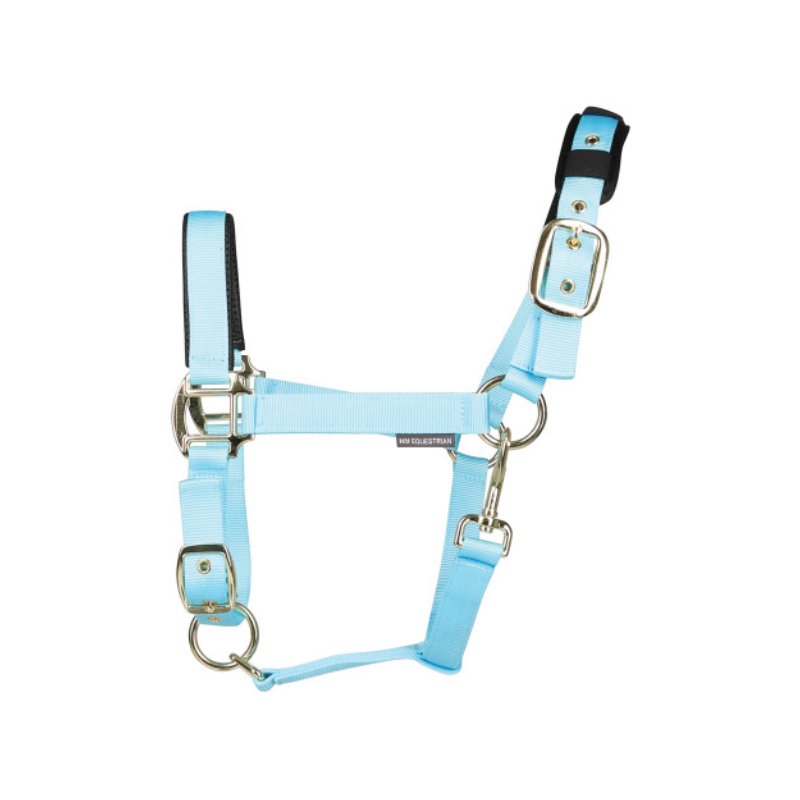 hy deluxe padded headcollar blue.png