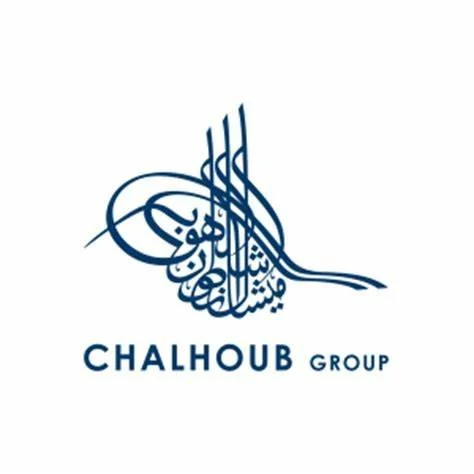 Chalhoub Group logo with Arabic calligraphy and English text