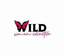 Logo for WILD Women Collective with pink butterfly and black and pink text