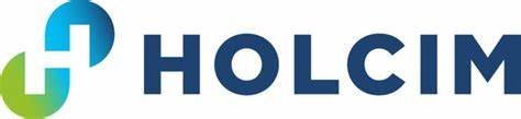 Holcim logo with a stylized cross symbol in blue and green.