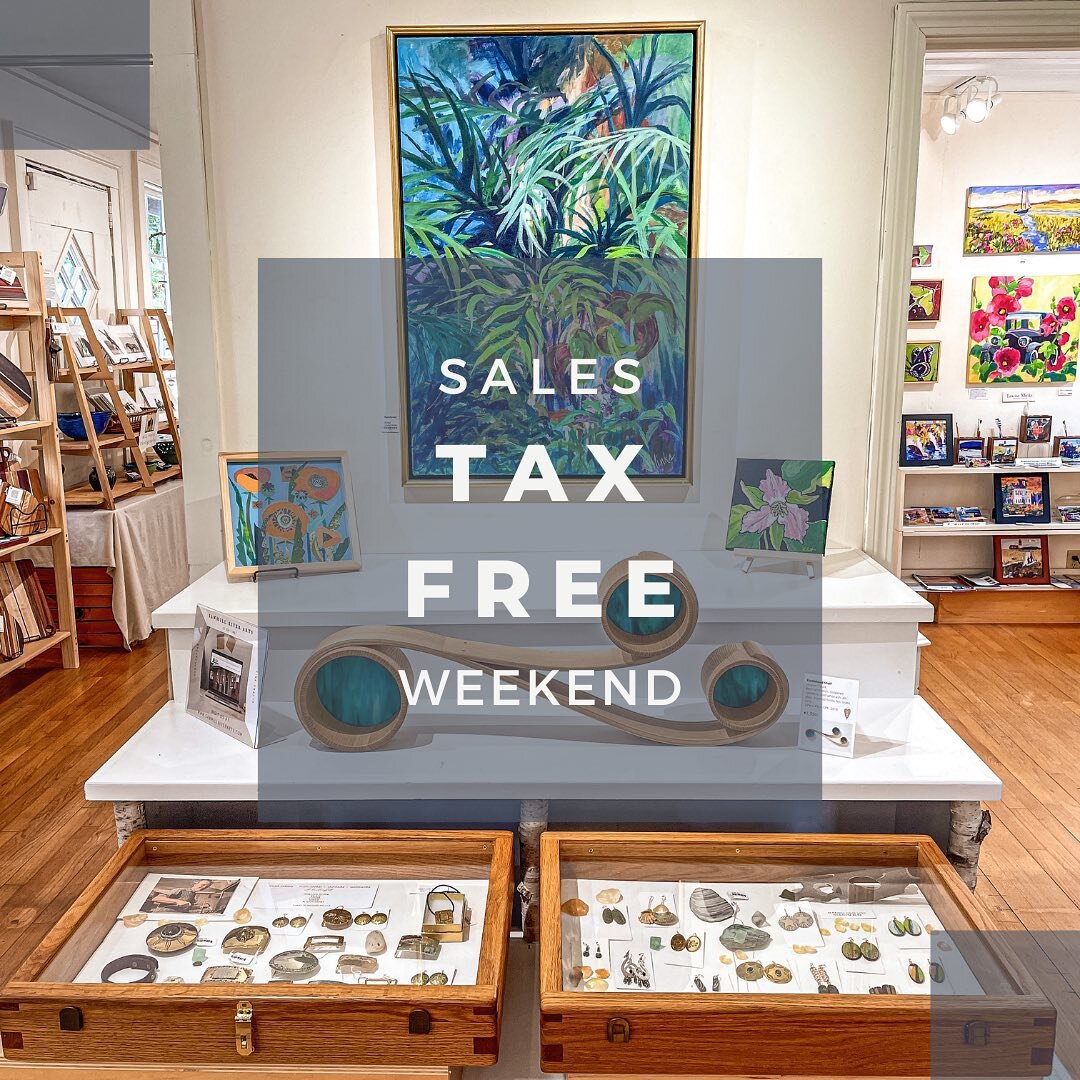 Stop by the gallery this Saturday or Sunday during MA sales tax FREE weekend. Treat yourself to that big painting you&rsquo;ve had your eye on, tax free 👀