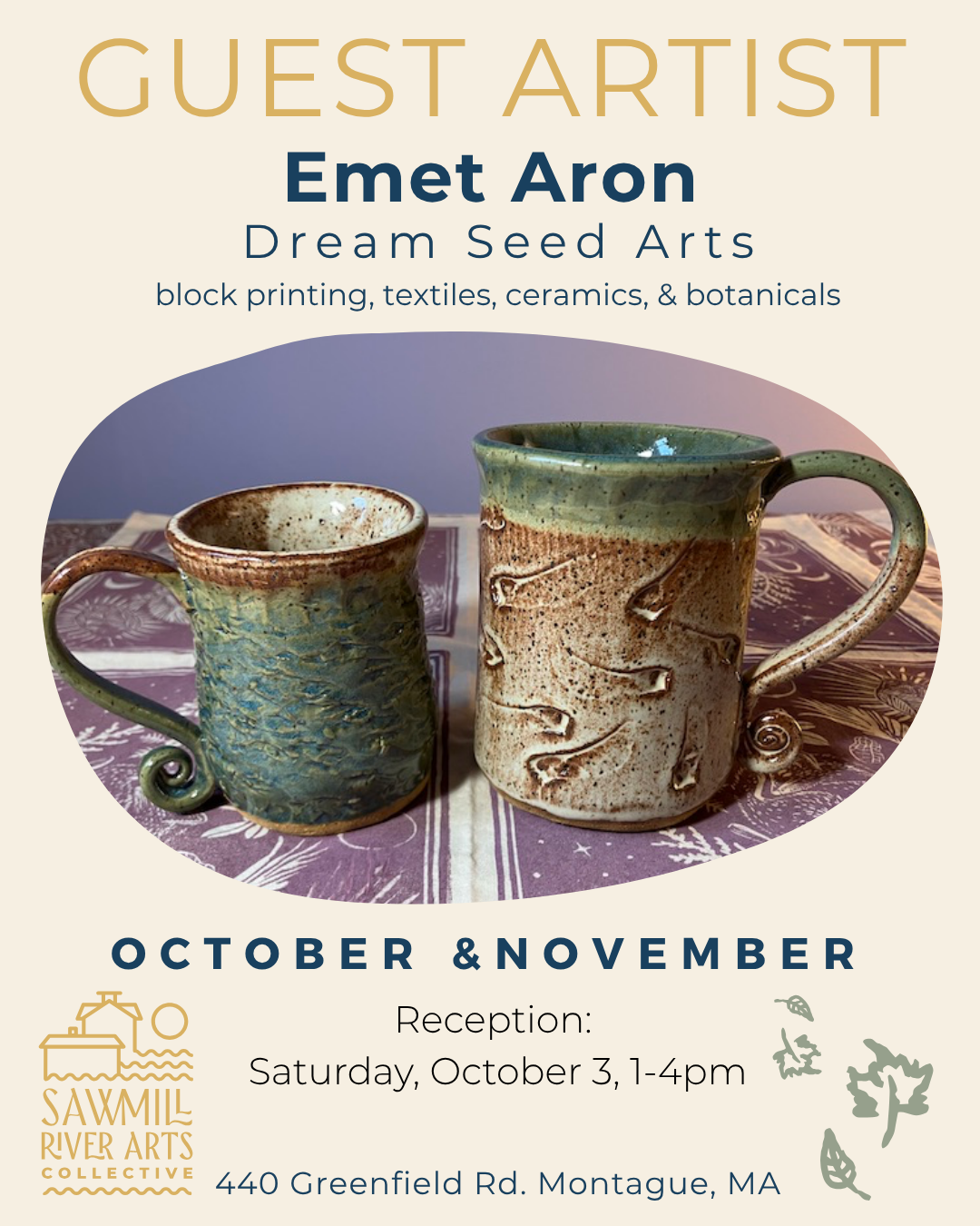 Emet Aron Guest Artist october November.png