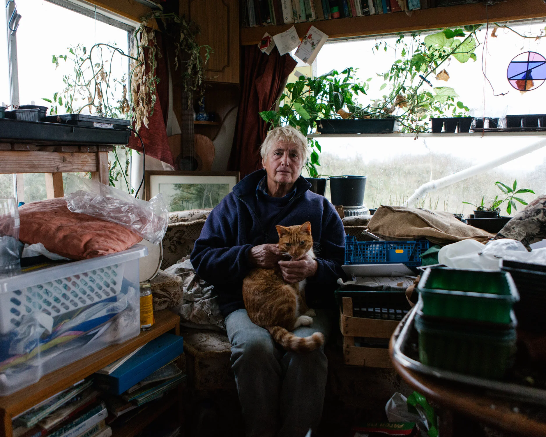 A big tidal surge in 2013 finally undermined Bryony's bungalow. She was forced to move across the street and into a caravan with all her possessions. "At the age of 70 I've lost my house and now I'm on the verge of losing everything. I'm fighting to