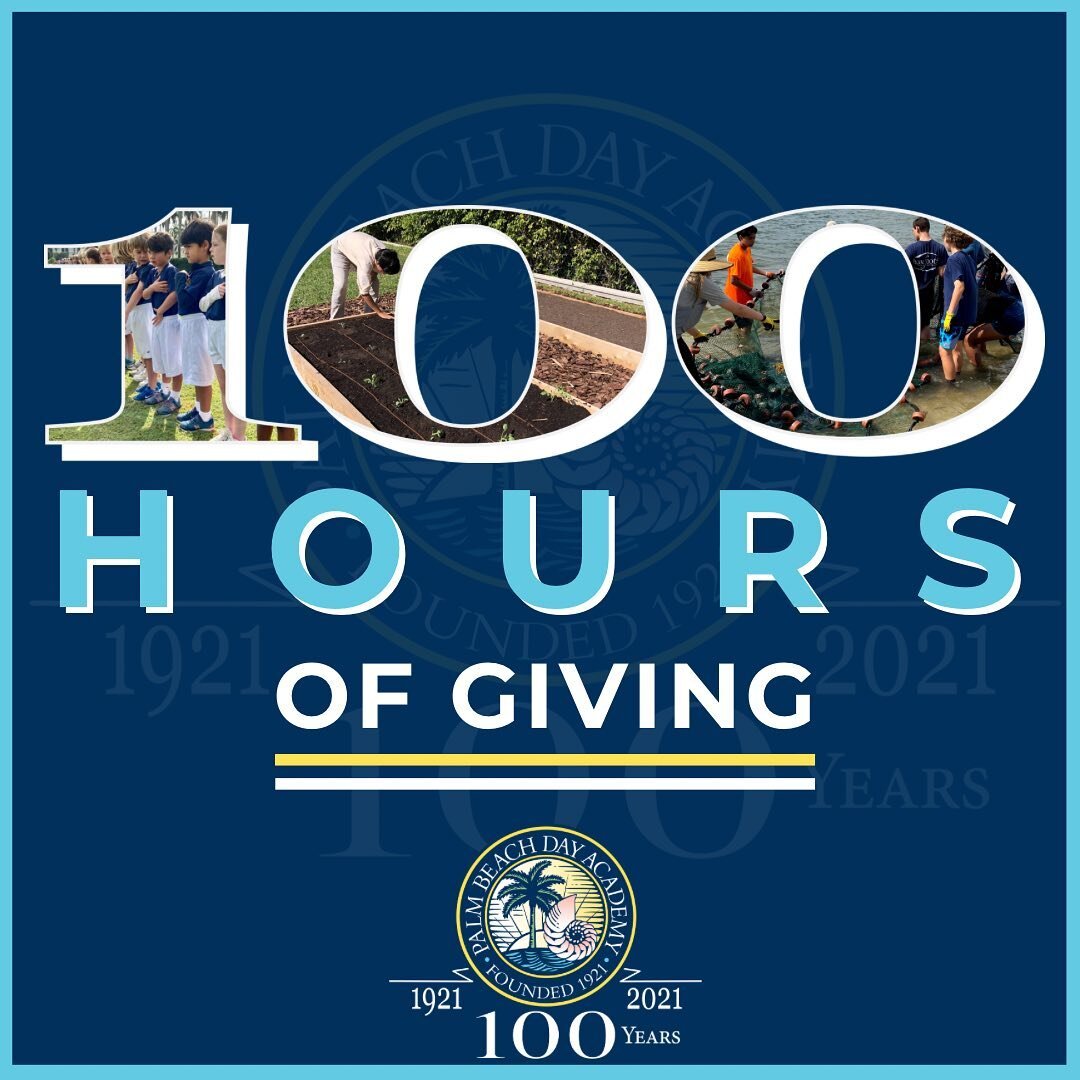 &quot;100 Hours of Giving&quot; for our 100th year starts now! Please join us in celebrating our history through making a gift to the Annual Fund. A generous group of parents has pledged to match each contribution dollar for dollar for the first $40,