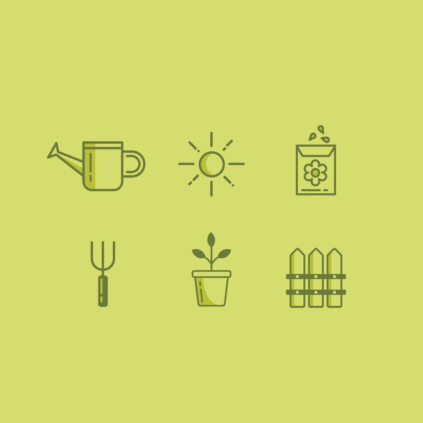 A cutie icon set for this sunny Saturday! 🌿 Icon sets are a favorite of mine to create. They are so versatile and can be used across several mediums, especially within websites or on social media. Icons can be a great supplement to any existing bran