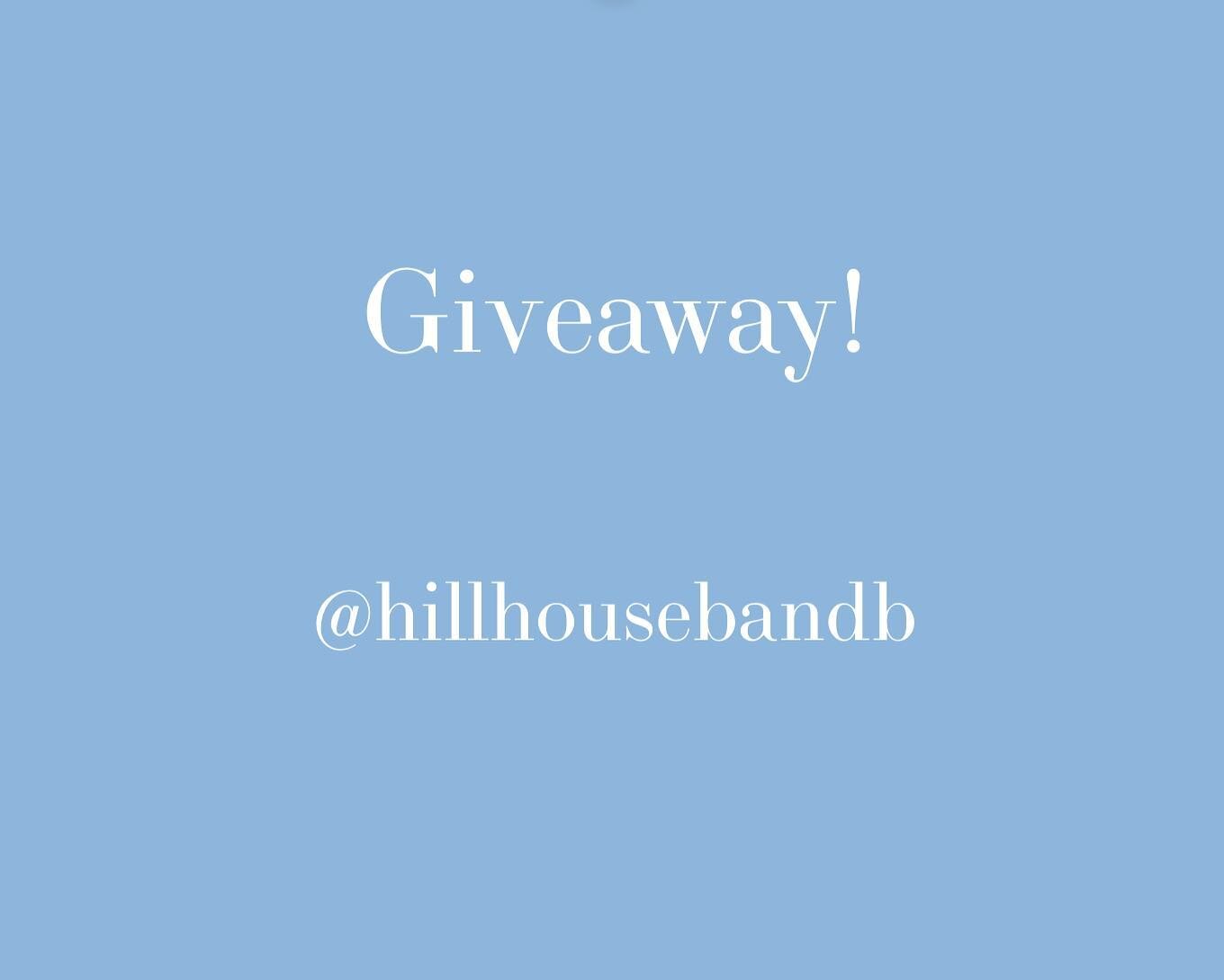 We are excited to be offering a complementary 2 night stay to one of our hardworking NHS heroes! Tag an NHS healthcare worker in the comments below.

To enter you and the recipient need to be following @hillhousebandb The winner will be selected at r