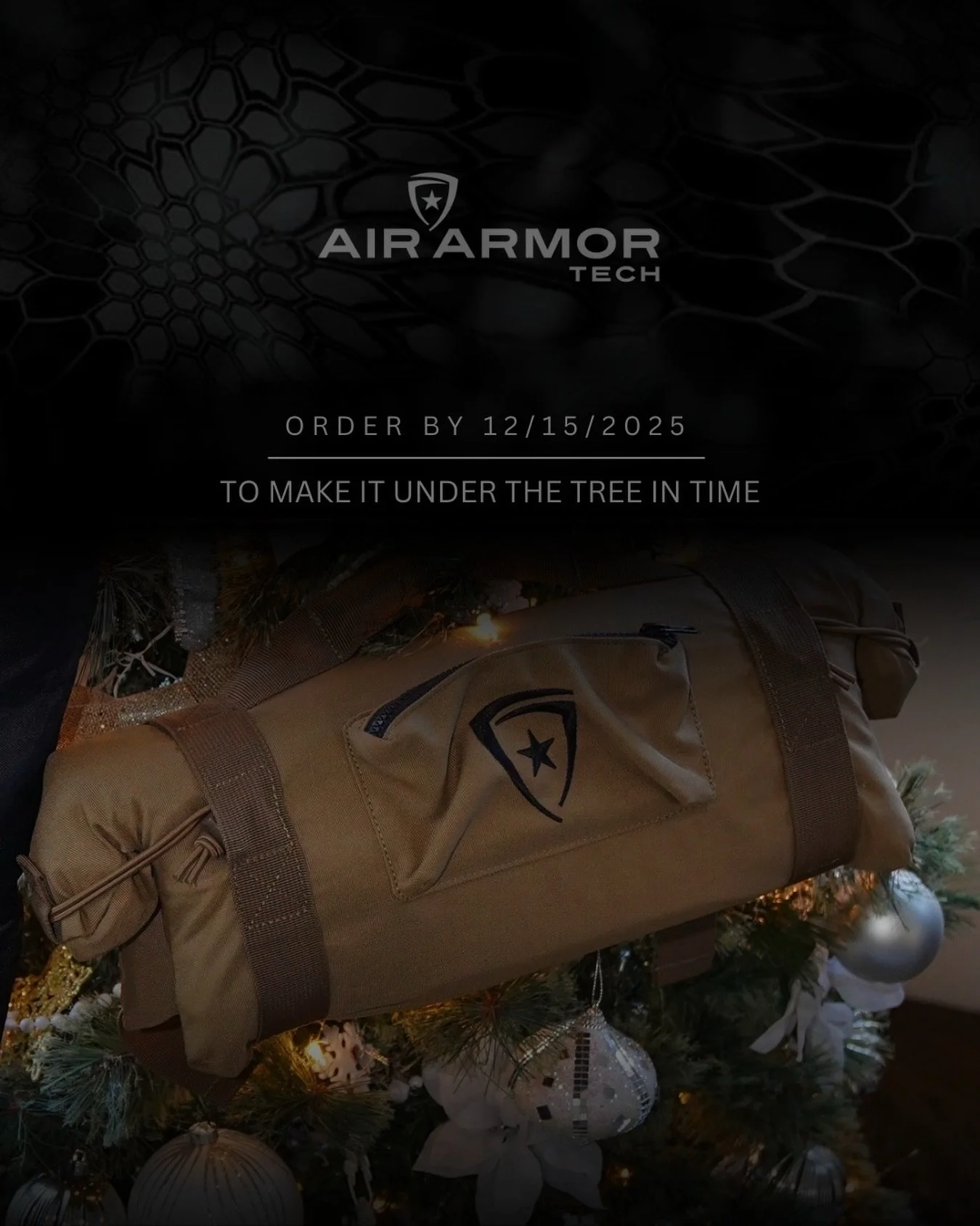 Order by 12/15 to guarantee it lands under the tree in time for the holidays anywhere in the U.S. 🇺🇸

Shop now at AirArmorTech.com

#gunbag #bestchristmasgift #christmas